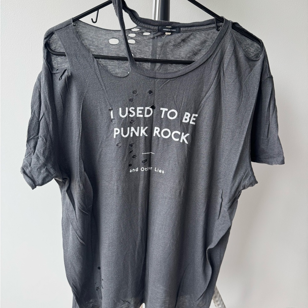 R13 Distressed Tee